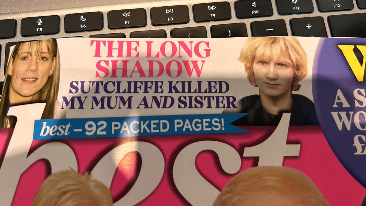 Finally: a media outlet has finally listened to our wishes. Many families asking that when reporting something about Sutcliffe that they use his name rather than the moniker beginning with ‘R’. great to see them use a Colour image of Mum. <a href="/BestMagOfficial/">Best magazine</a> #Hernamewaswilmamccann