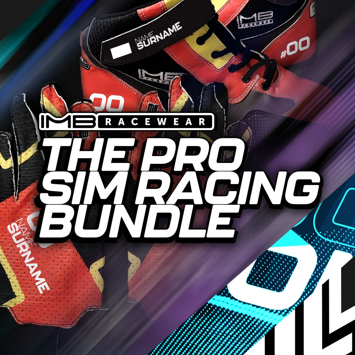 The PRO SIM RACE BUNDLE from IMB gets you the best gear at the best price. Get creative, get the best sim racing boots & gloves and get over to imbracewear.com now! #Simracing #gaming #Motorsport #simboots #racingboots #simgloves #new #Trending #sellingfast #art