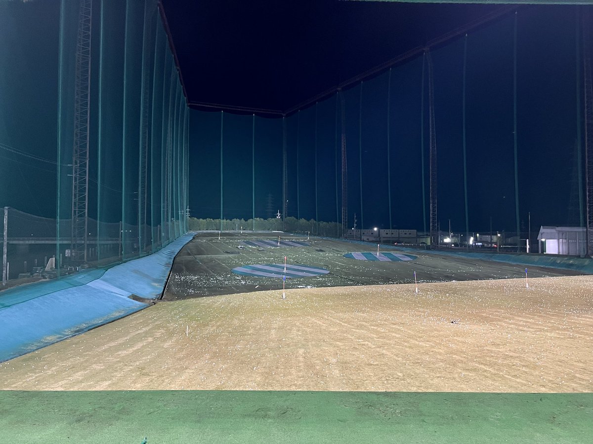 1年ぶりくらいに打ちっぱなし