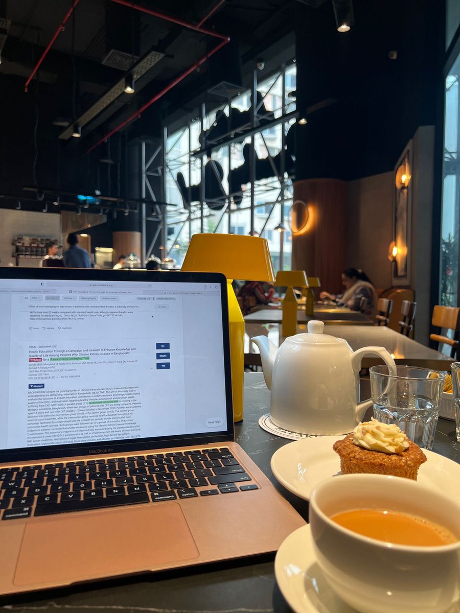 rekhamyousafzai's tweet image. Working on a #MetaAnalysis 💻 while on a post-step 1 break!

The academic side of medicine is actually quite interesting! Im having fun &amp;amp; not missing uworld for now 🤓

#MedTwitter
