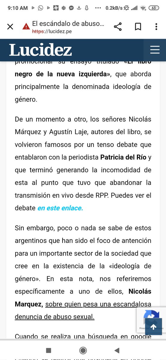 ArtemJoyero1's tweet photo. La ex esposa de Nicolás Márquez lo denunció en 2008 por haber abudado de su propia hija de solo 4 años. Por falta de pruebas después de una década de juicios, el acusado quedó sobreseído, pero las dudas quedaron para siempre. Ahora entienden porque Márquez se opone a la ESI? https://t.co/X87mMbgVAc