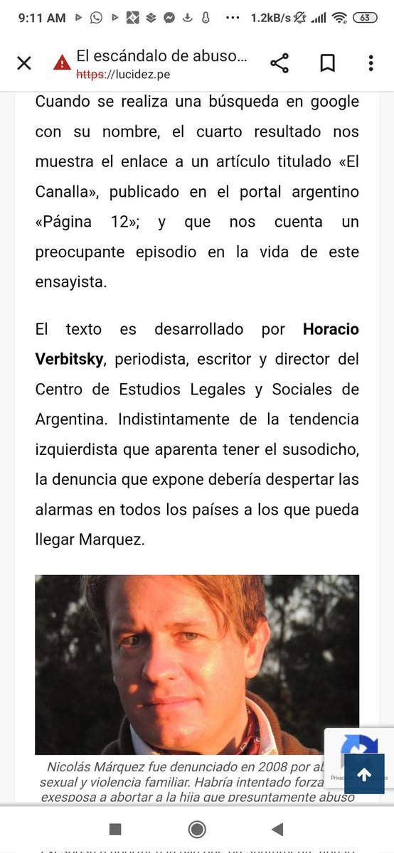 ArtemJoyero1's tweet photo. La ex esposa de Nicolás Márquez lo denunció en 2008 por haber abudado de su propia hija de solo 4 años. Por falta de pruebas después de una década de juicios, el acusado quedó sobreseído, pero las dudas quedaron para siempre. Ahora entienden porque Márquez se opone a la ESI? https://t.co/X87mMbgVAc