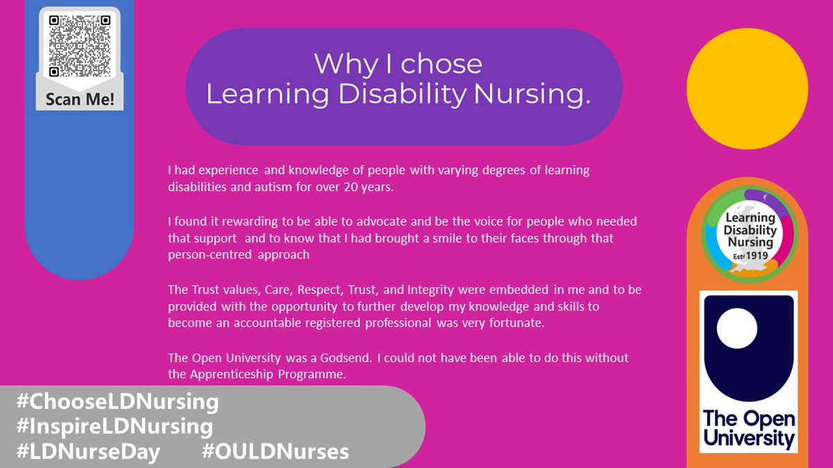 JillianPawlyn's tweet photo. Happy 🥳#LDNurseDay
Student nurse Bhavna Jethwa proudly shares Why I Chose #learningdisability #Nursing
#ChooseLDNursing #InspireLDNursing #OULDNurses
@UKLDCNN @LIDNAN_ @OU_HWSC @OUCymru @OUScotland @OUBelfast https://t.co/00NhzKmDTS