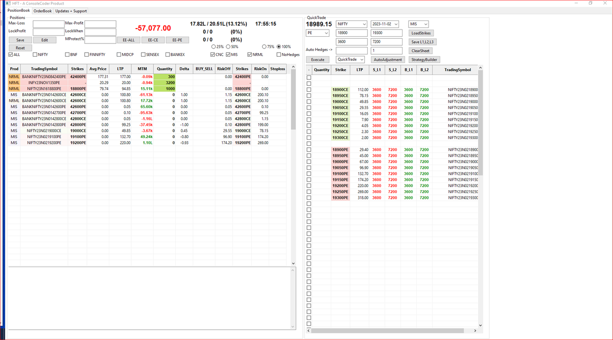 niftykingz's tweet image. one of the best tool for scalping !!
one of the fastest order executions
I'm experimenting with it to use...
Its a HFT from CONSOLECODER
but
BIG problem is STOPLOSS feature is not available😶😶**but will get Update