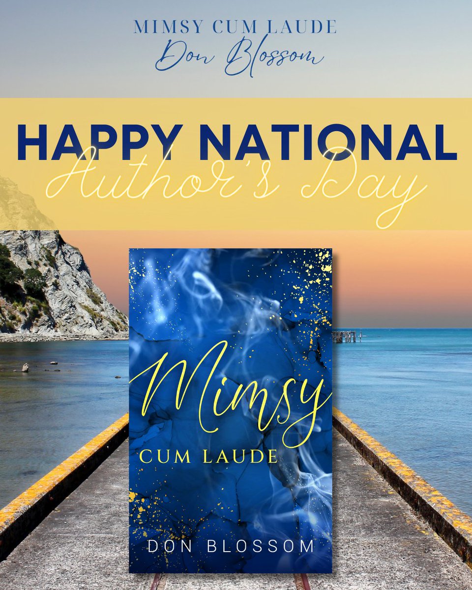 mimsycumlaude's tweet photo. On National Author's Day, embrace writers' brilliance, find a cozy nook, and let words transport you to new worlds for a memorable reading experience.
.
#NationalAuthorsDay #AuthorAppreciation #LiteraryLegends #BookishWordsmiths #PenToPage #InkAndImagination #WordsmithsUnite https://t.co/RBPgqOI1wg