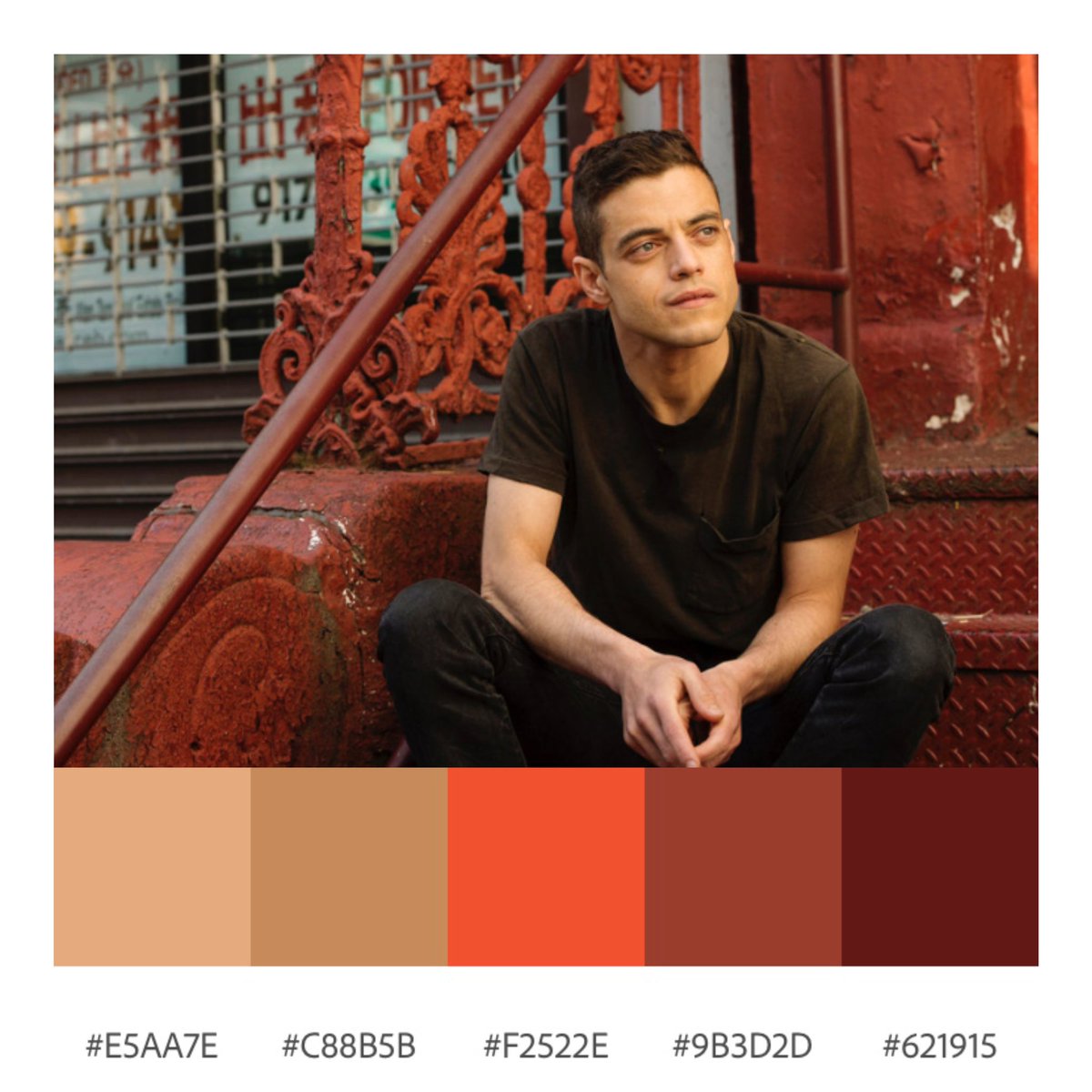 DauntlessGhoul's tweet photo. ✨eps1.6_v1ew-s0urce.flv - Mr. Robot S1 E7 (Sam Esmail, 2015)

#tv #shows #filmmaking #cinephile #cinematography #shots #aesthetic #streaming #theatre #art #artist #color #colorpalette #palette #colourpalette #mrrobot #thriller #amazonprime #ramimalek #series #entertainment https://t.co/Gf7Fg39yJK