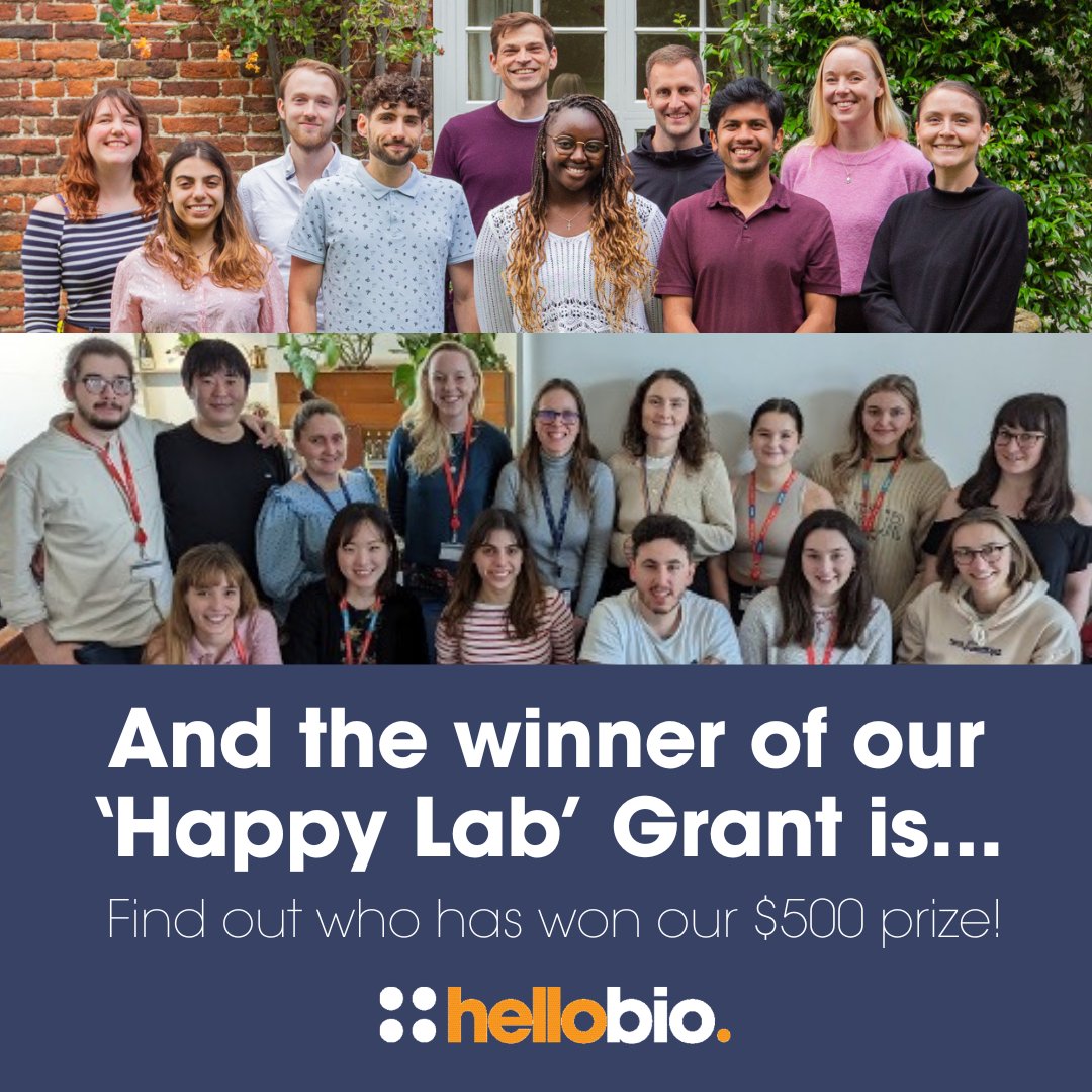 Congrats to <a href="/NiamhLOBrien/">Niamh O'Brien</a> of <a href="/KingsCollegeLon/">King's College London</a>, winner of our Happy Lab Grant! 🎉

She will spend the $500 prize on treats for <a href="/Ruepplab/">Ruepp Lab</a> &amp; <a href="/SMizielinska/">Sarah Mizielinska</a> labs to celebrate their achievements this year! 👩‍🔬👨‍🔬

Read more here: ow.ly/4LEm50Q2Z2I

#LabLifeCon #lablife #lifescience