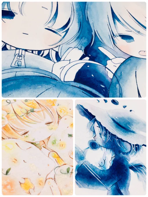 【🌙🍰展示会のおしらせ🌳🌃】
『うちの子推しませんか?』に参加させていただきます!自創作もりもりの最高展示会です!!
日時▶11/3(金・祝)〜11/27(月)
※初日即売会イベントあり
場所▶創作空間caféアトリエ様
新作水彩画3点、キラキラ複製原画6点、その他新作イラスト本・新グッズ等!よろです! 