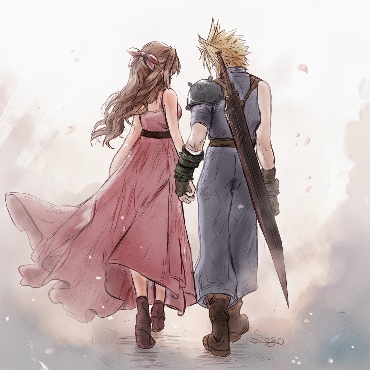 'You came for me. That’s all that matters.' 🌸 

#Clerith #FF7📷📷#FinalFantasyVII #finalfantasyart #FFVII #cleris #クラエア