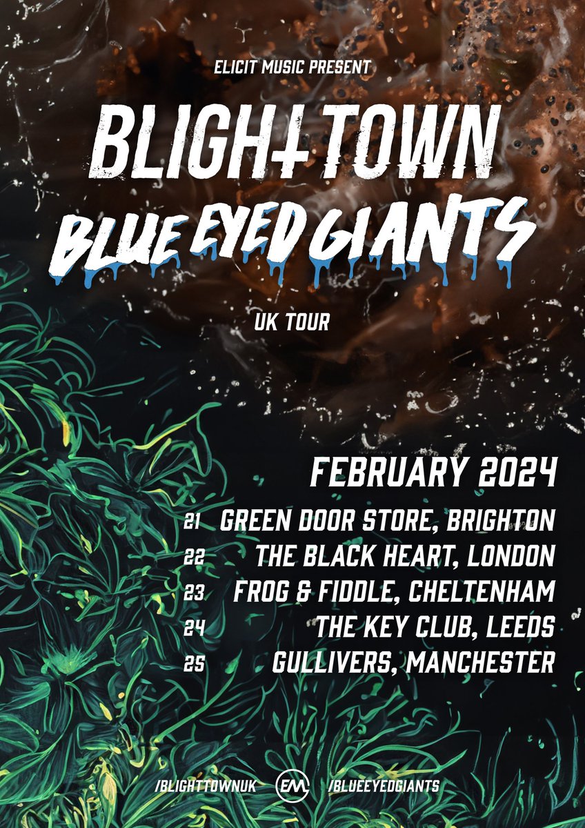 Hitting the road with <a href="/blueeyedgiants_/">Blue Eyed Giants</a> in February for our biggest run yet! Where are we seeing you? 👀
Tickets: music.blighttown.co.uk/live
