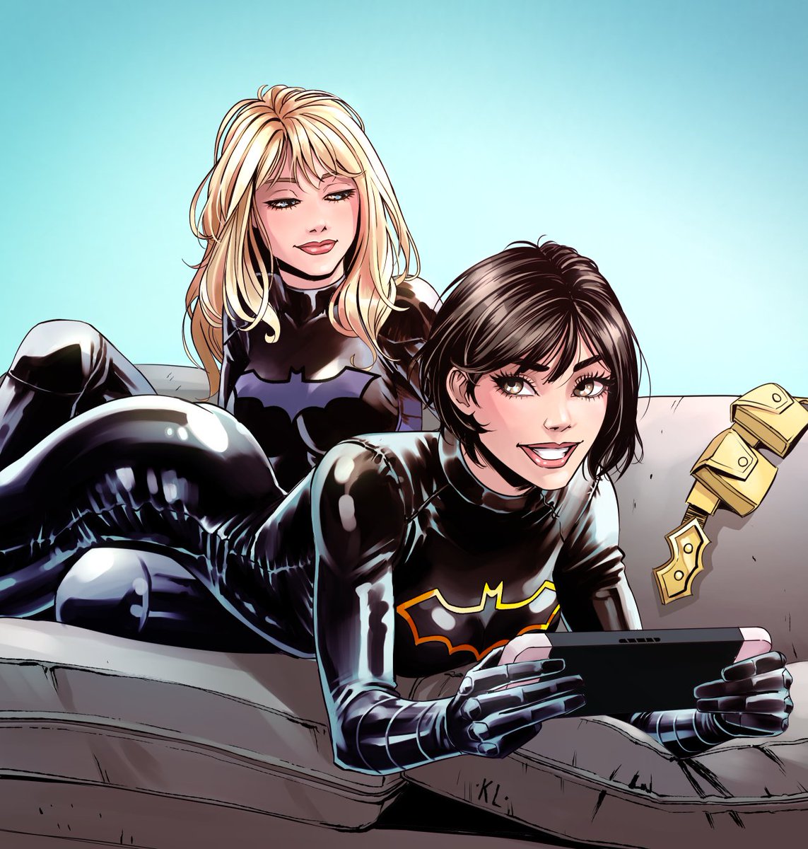KathLobo's tweet image. Cass and Steph ✨💖
Commission for @FaTaLzXhAzE 
#cassandracain #stephaniebrown #batgirls