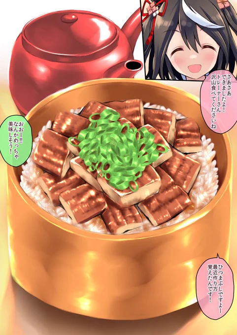 今月もキタちゃん沢山描いてました
料理美味しそう( *'艸`)
#キタサンブラックがいっぱい見れるタグ 
#今月描いた絵を晒そう 