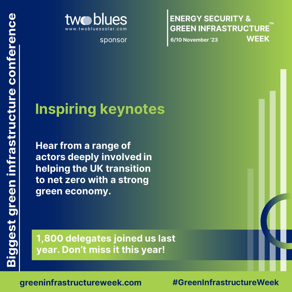GreenInfraWeek's tweet photo. *ONE WEEK TO GO | FREE TICKET* Keynote webinar > Infrastructure Resilience: How do we secure our green energy infrastructure against rising risks?
Featuring experts from @metoffice @UNDRR @ElectricityNW @Howden_UK
#GreenInfrastructureWeek
Visit https://t.co/n6jTLBC6Ya https://t.co/Q7aapojjvF
