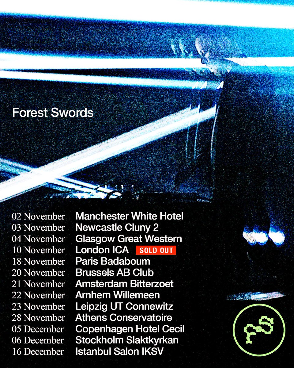 Headline dates in UK/EU start this week and run through winter 🔩 Tickets: forestswords.co.uk/live