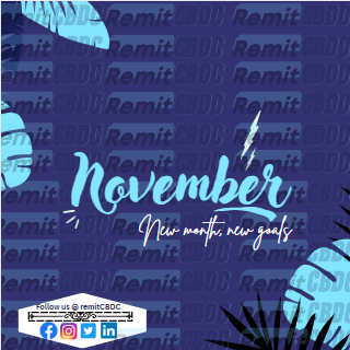 remitcbdc's tweet photo. Hello November! A new month, a new opportunity to send and receive with ease. Wishing you a successful month of remittances! #Remittance #NewMonth https://t.co/i6GsTbISn1