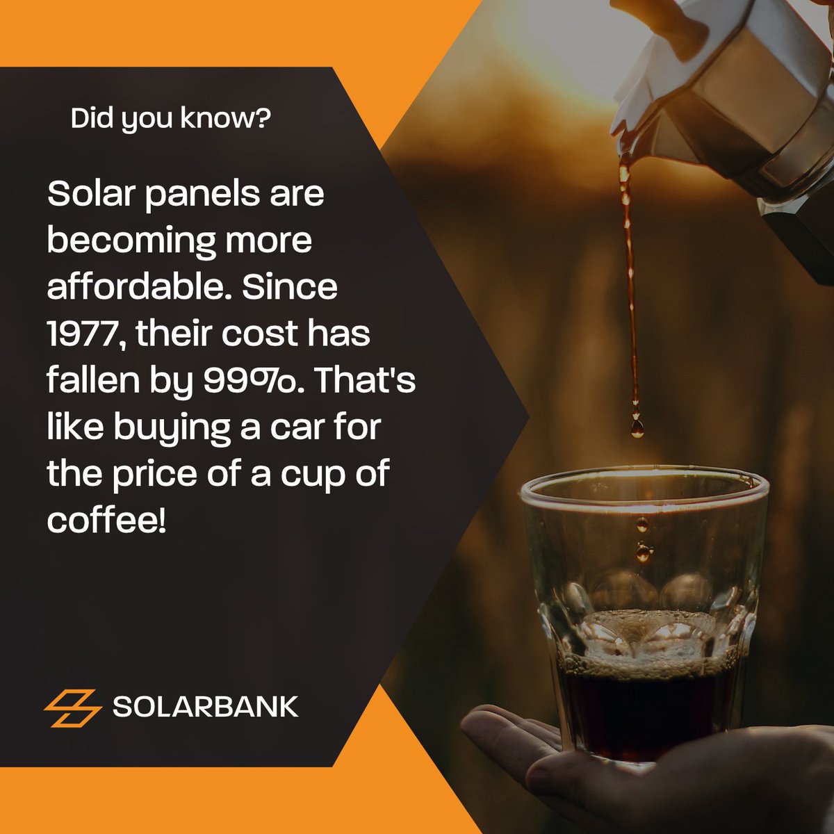 Solar panels are becoming more affordable..
#AffordableEnergy #SolarFacts #TheMoreYouKnow #Sustainability