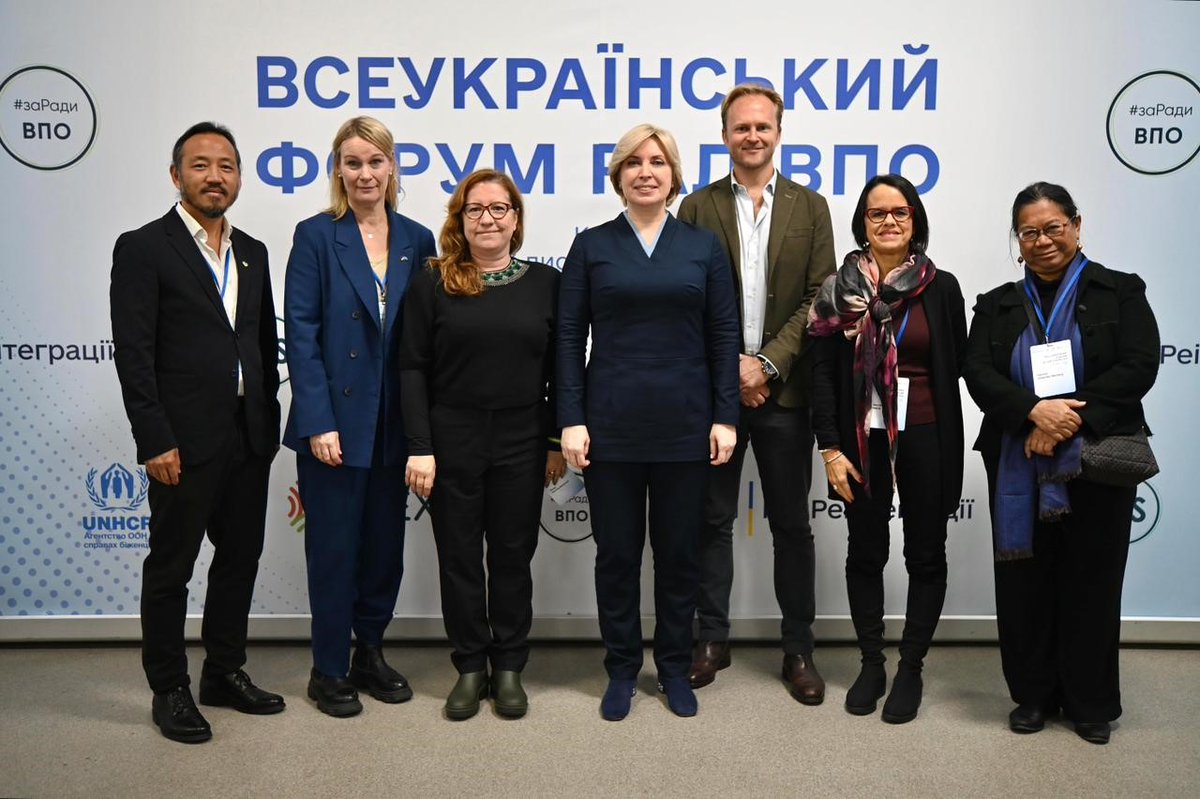 UNHCRUkraine's tweet photo. We are proud to co-host the first All-Ukrainian 🇺🇦 Forum of IDP Councils, which provides a platform for IDPs to directly influence policies &amp; programs that enable their inclusion &amp; contribution to their new communities.

Nothing for the People without the People. https://t.co/kLCfCYvu2f