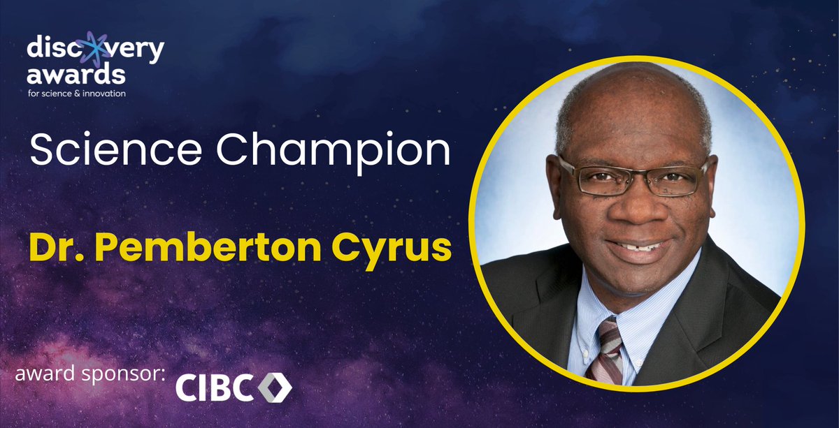 Discovery Centre (@discoverycntr) on Twitter photo (1/2)Meet #DiscoveryAward Finalist Dr. Pemberton Cyrus, former head of the Department of Industrial Engineering and President of @ImhotepsLegacy at <a href="/DalhousieU/">Dalhousie University</a>. His transformative work at ILA empowers African Nova Scotian students in STEM, creating pathways to success. (1/2)Meet #DiscoveryAward Finalist Dr. Pemberton Cyrus, former head of the Department of Industrial Engineering and President of @ImhotepsLegacy at <a href="/DalhousieU/">Dalhousie University</a>. His transformative work at ILA empowers African Nova Scotian students in STEM, creating pathways to success.