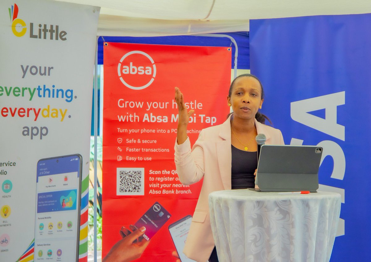 AbsaKenya's tweet photo. A special shout out to our partners - Little Cab, and Visa, for believing in and partnering with Absa. I trust that together, we can drive change towards the future of finance where convenience, innovation, and empowerment are at the forefront of everything we do.
#AbsaMobiTap https://t.co/rnQnl0yXgE