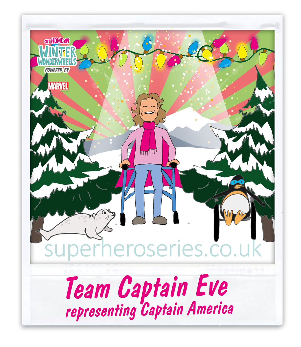 POW! Drumroll please… we are SUPER excited to announce our At Home Winter Wonderwheels team captains!! Meet Eve💥💥She’s simply the best thing since the Big Bang! You couldn’t wish for a better team captain! #findyourpower superheroseries.co.uk