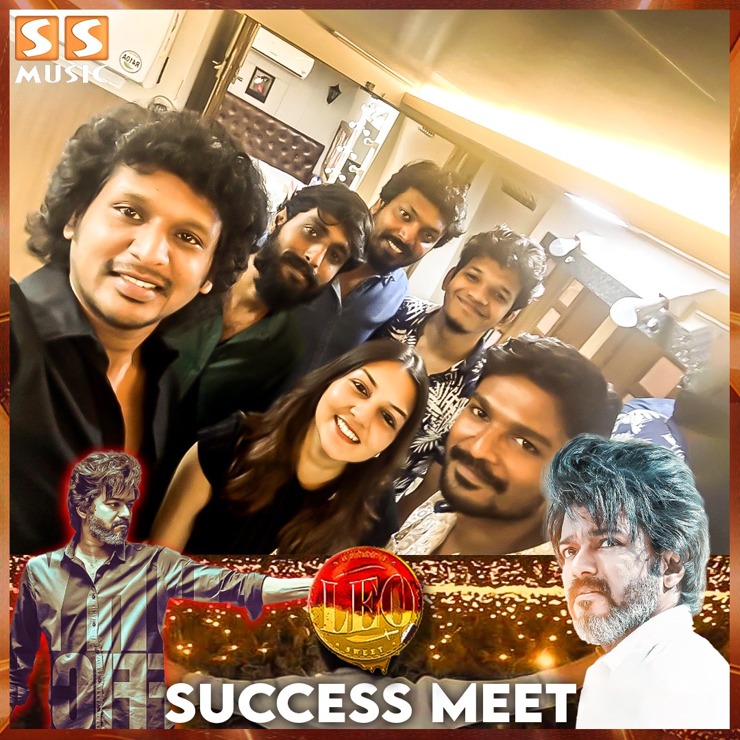 SSMusicTweet's tweet photo. All Set 🔥 #LeoTeam 🦁
.
#TheRoarofLeo #Leo #LeoSuccessMeet #Thalapathy #ThalapathyVijay #LokeshKanagaraj #KuttyStory #ssmusic https://t.co/FJPxS4JhRC