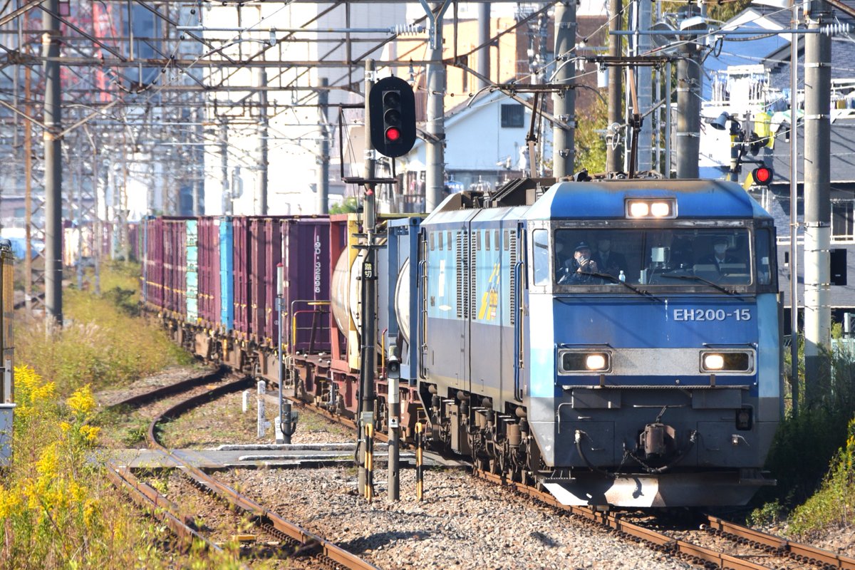 kuhane130's tweet photo. 2023/11/01 EH200-15 高速2088ㇾ 高203仕業
画像の個体NO.UM16A-2/5/7/24
UM14A-5089/5086/5066/5088
UT15K-980006(クロロホルム専用)
#2088ㇾ #2088ㇾ記録 #EH200 #EH20013 #UM16C #UT15K #UM14A https://t.co/17QMkfuf9u