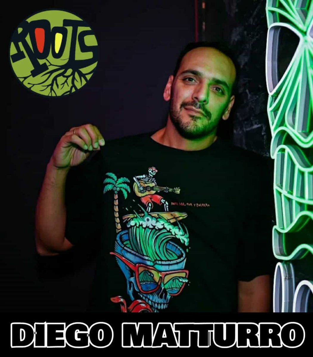 Está noche en #ROOTS charlamos con DIEGO MATTURRO quien nos cuenta de su próximo Show el Viernes 3 en @butecobistro_uy 
También de los recientes <a href="/premiosgraffiti/">Premios Graffiti</a> dónde obtuvo varios galardones.
A las 20hs x #LaBrujaFM 89.9 y Online para toda la Galaxia en TUNEIN y D3KBZA <a href="/d3kbza/">D3kbza</a>