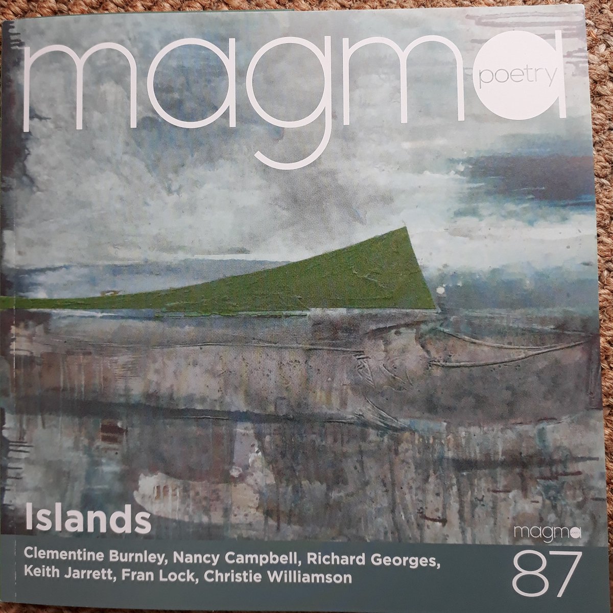 fioan1's tweet photo. New Magma just landed - on Islands, edited by @NiallCPoetry, @SafiyaKamaria and me. Feeling proud of all the wonderful multitudes it contains but a little scared of opening it https://t.co/vktaKfl2Nu