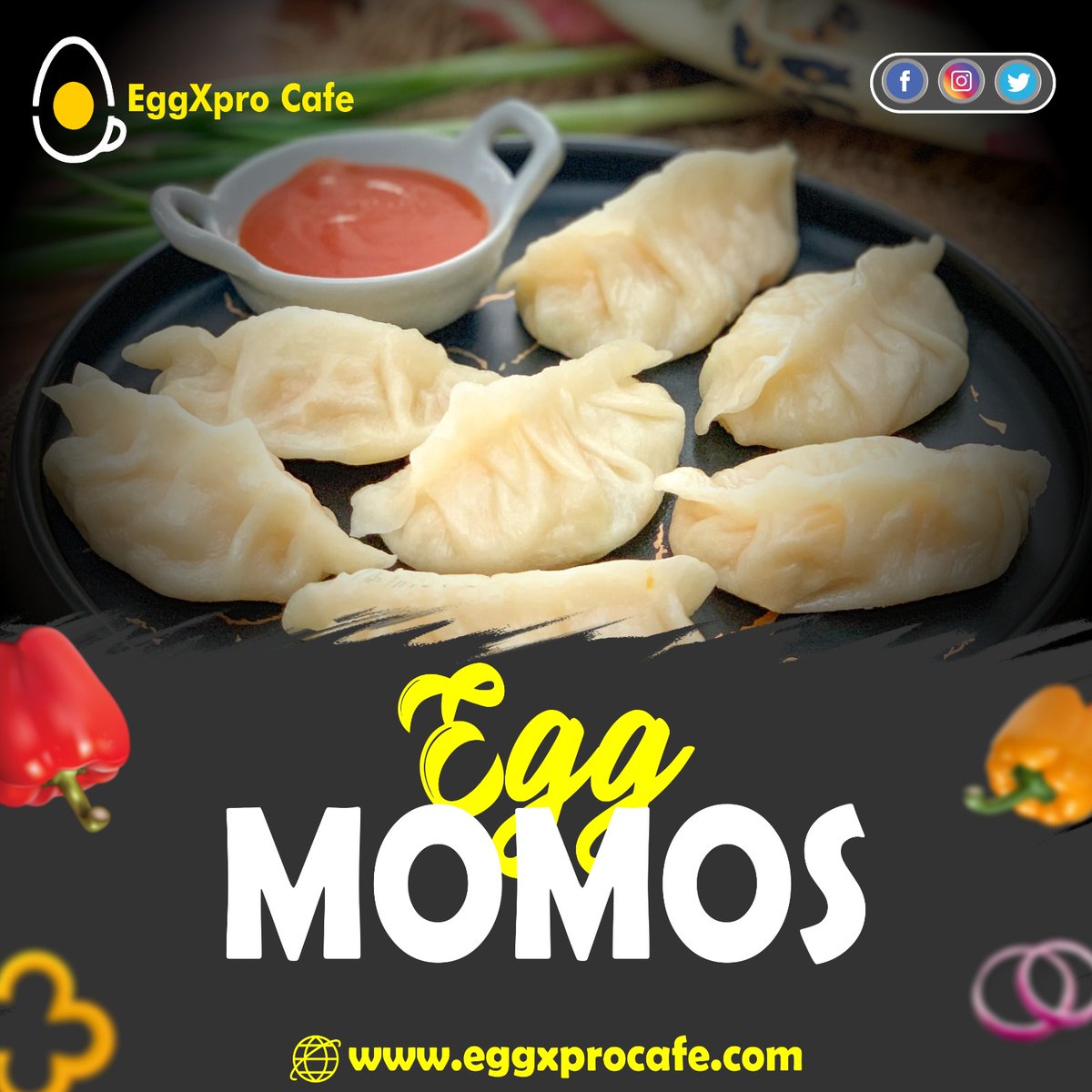 Eating your favorite Momos at Eggxpro Cafe, with old friends is still the dream of many😍
.
#eggxprocafe #eggmomos #momos #momosrecipe #eggbites #eggdishes #todaymenu #ingredients #eggfood #foodie #eggrecipes #eggrolls #eatfresh #eggmaggi #Eggxprocafeoutlet #keepsmiling #eggburji