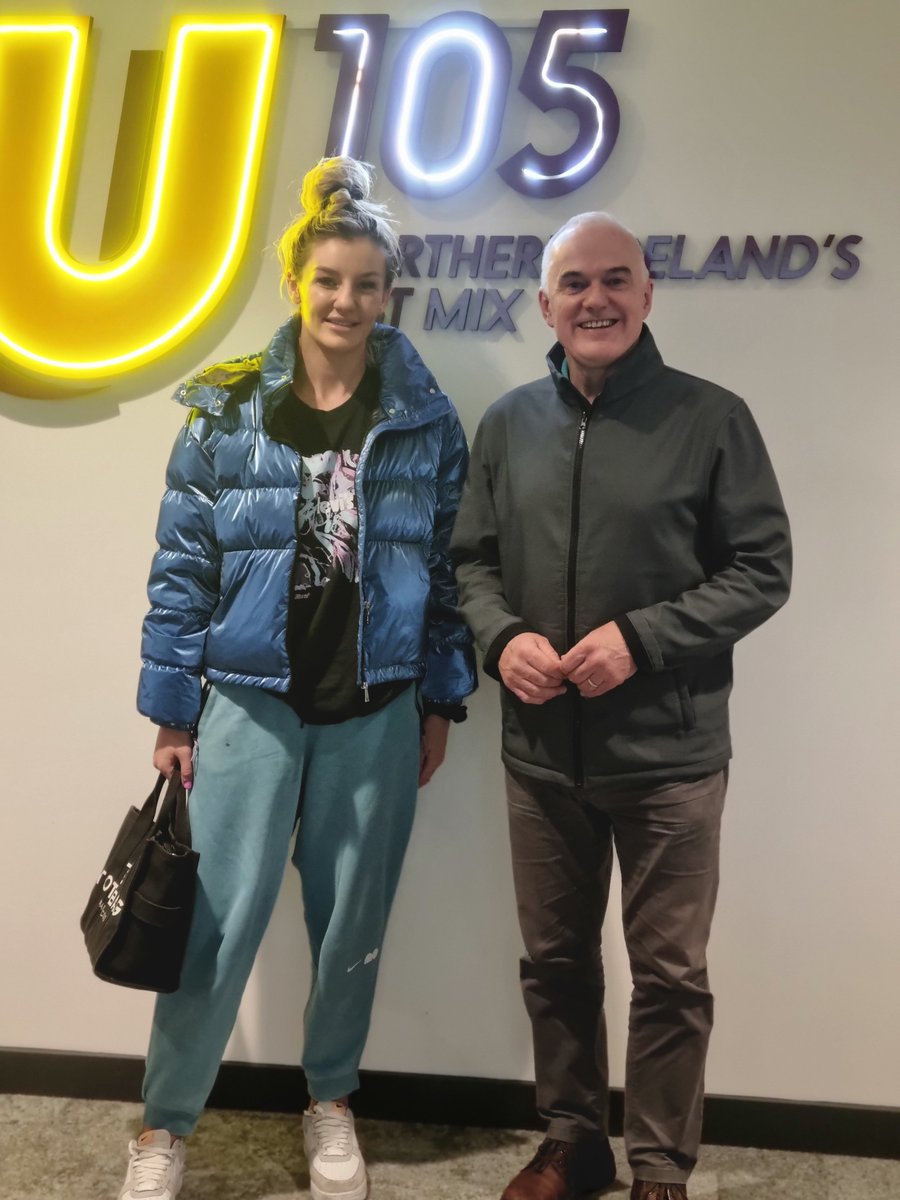 U105radio's tweet photo. LISTEN¦ Bellator no.1 contender @leahmccourtmma called in to @U105radio studios to talk world title fights, Tyson Fury v Francis Ngannou and @TearfundNI's latest campaign

https://t.co/Lhx6gvy7c4 https://t.co/XcuQEBwRMi