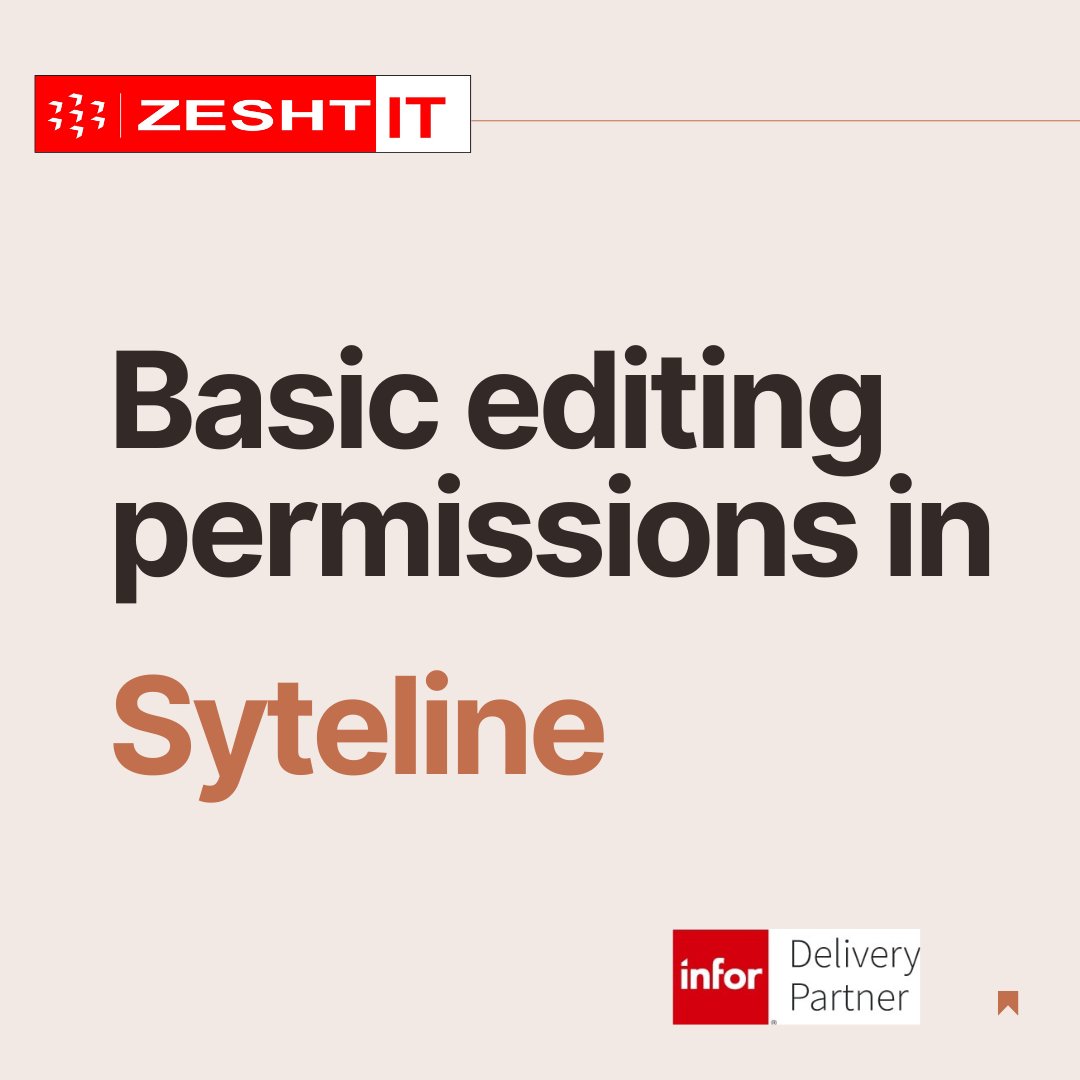 Zesht_IT's tweet photo. Basic editing permissions in Syteline?

For any kind of assistance/help related to #Syteline ERP Implementations/customizations,
Please get in touch with:
marketing@zeshtit.com ,
https://t.co/2KTzRRY2xh
#sytelineerp #inforcsi #CSI #ERP #Infor #mongoose  #editingpermissions https://t.co/qxfIIBEqUO