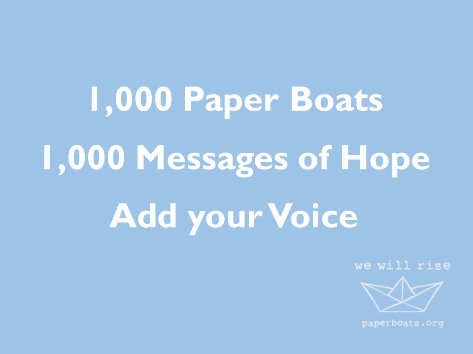We are now a Boat Yard for @PaperBoatsWrite #Paperboats campaign. Paperboat Writers is a collective of writers, focused on the environment. 

They are aiming to deliver 1,000 paper boats with 1,000 messages of hope to the Scottish Parliament on 23 Nov to coincide with COP28.