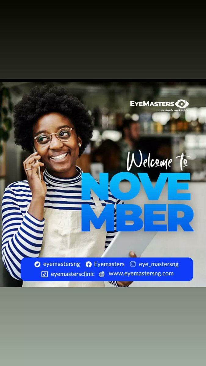 eyemastersltd's tweet photo. 🍂👁️ Hello, November! 👁️🍂
As we step into a new month, Eyemasters Eye Clinic extends its warmest wishes to all our valued customers.Thank you for choosing Eyemasters Eye Clinic. We're here to help you see the world clearly. 🌟 #EyemastersEyeClinic #November#EyeCare #SeeClearly https://t.co/bZK9TgDcWK