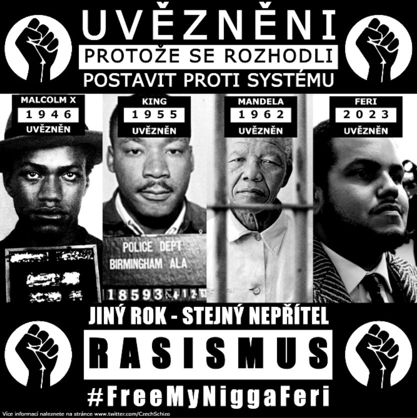 CzechSchizo's tweet photo. #FreeMyNiggaFeri #Feri #rasismus #BLM #DominikFeri #FightThePower https://t.co/n3zn4Fv3DK