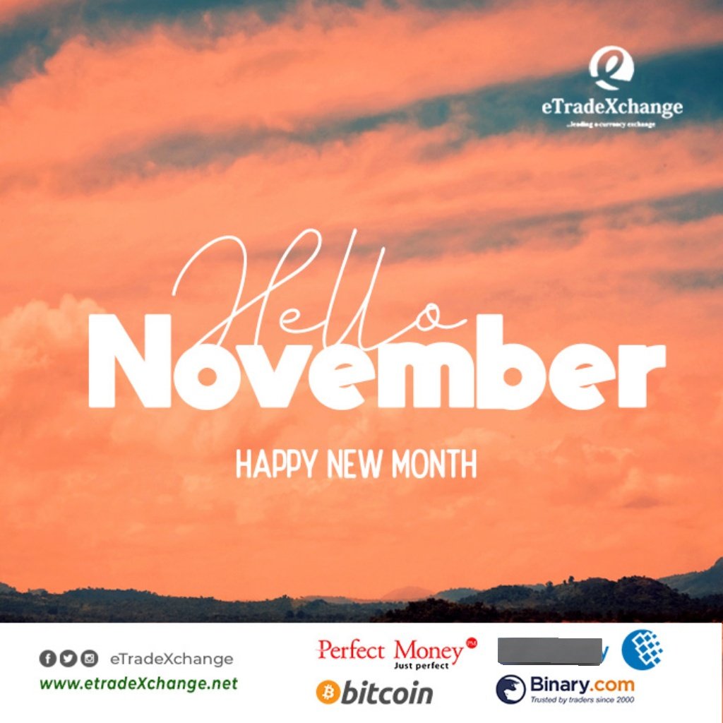 eTradeXchange's tweet photo. Happy New Month https://t.co/LMB2jE3Krx