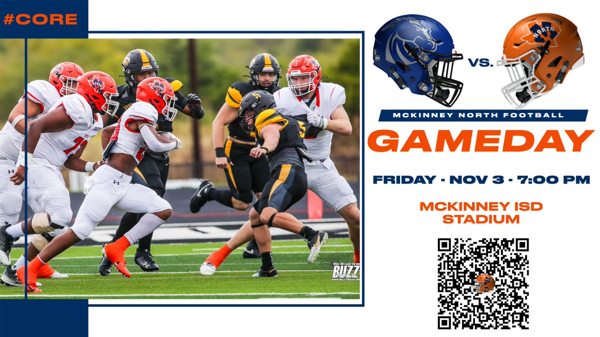 McKISDAth's tweet photo. It's the last regular season game before playoffs for your @MNHS_Football team - LET'S GO DAWGS!! @mckinneynorthhs https://t.co/oyuUSUG8Eq