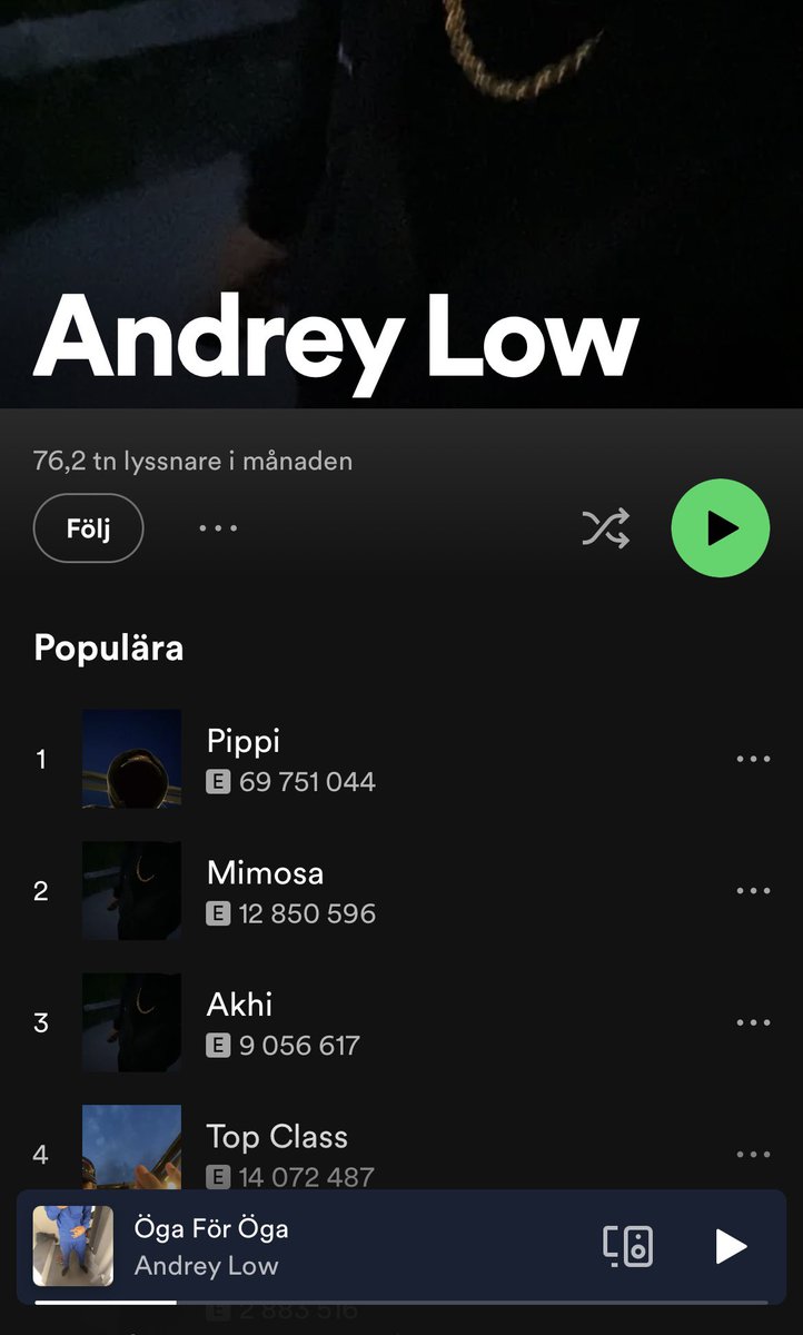 Avslöjar (?): Han var en av Sveriges mest streamade artister - men 2022 tog han bort all sin musik från nätet. 

Nu är Dree Low plötsligt tillbaka på Spotify - under nya artistnamnet ”Andrey Low”