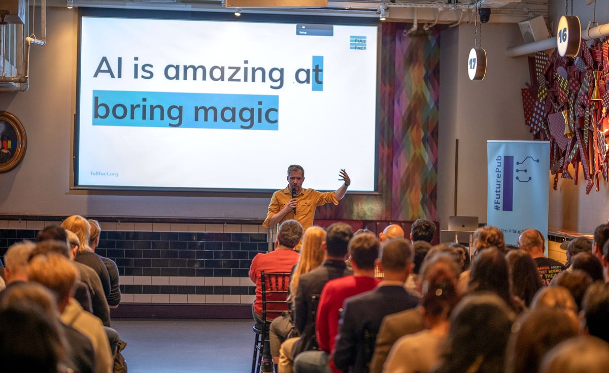 digitalsci's tweet image. How great are these pics from the latest @digitalsci #FuturePub in London! Thanks to everyone who spoke at and attended this special @AISummitFringe event. 🙌 #AIFringe

See the FuturePub videos at Cassyni: ow.ly/RzXz50Q2ZG5

📸 by @huwmjames

#AI #AIforGood #TechforGood