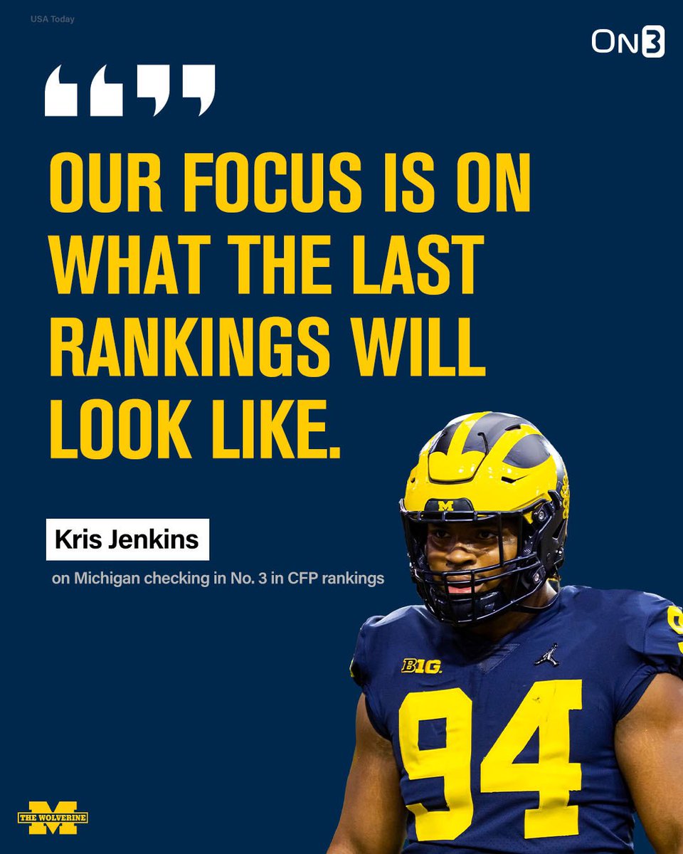 TheWolverineOn3's tweet photo. 🗣️🗣️🗣️ @KrisJenkinsJr1 

#GoBlue https://t.co/7Hx9IEZEXi