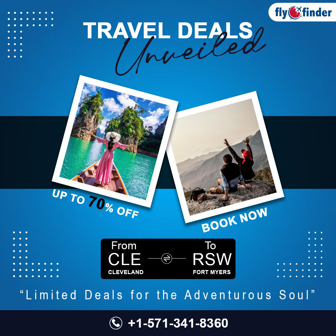 📣Calling out y'all for some real adventure! FlyOfinder has got you an adventurous deal for all the adventurous souls, right here, right now! 🎆
📞 +1-571-341-8360 
Read our blog: shorturl.at/lruGN 
#flyofinder #cleveland #fortmyers #clevelandvibes #fortmyers