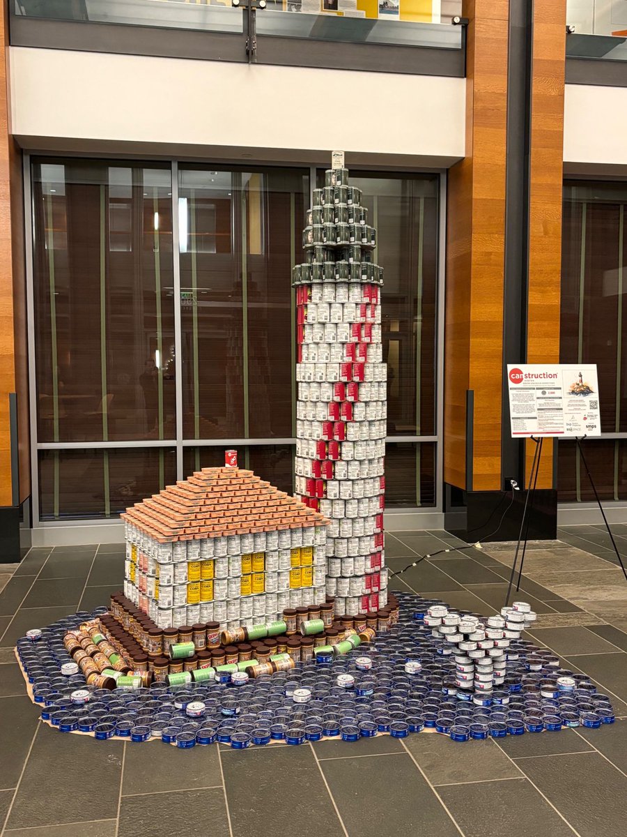 Stop by 290 Congress Street today from 5:30p-7:00p as our friends at @SMPSbos recognize the winners of this year's Canstruction competition. The event is FREE and will include light refreshments. Register here: ow.ly/3AvT50Q2ZEh #Canstruction #MerrimackValleyFoodBank
