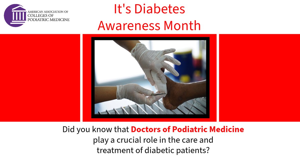 It's National Diabetes Awareness Month! DPMs play a life-saving role in the lives of diabetic patients. Find more about podiatric medicine and ExplorePodMed.org today!   #diabetes #doctorofpodiatricmedicine #medicine #surgery #surgeons #premed #prehealth #surgery