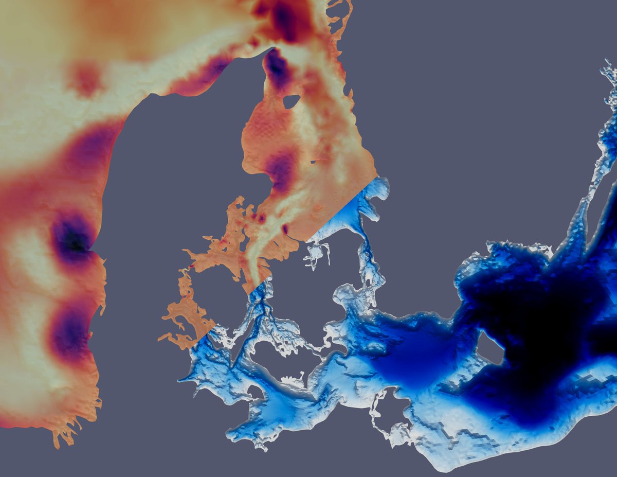 Our paper presents an automated procedure to optimize ocean model parameters.

The procedure is very similar to training in machine learning — the main difference is that the model is a physics-based PDE solver. Inverse model is automatically generated.

doi.org/10.1029/2022MS…