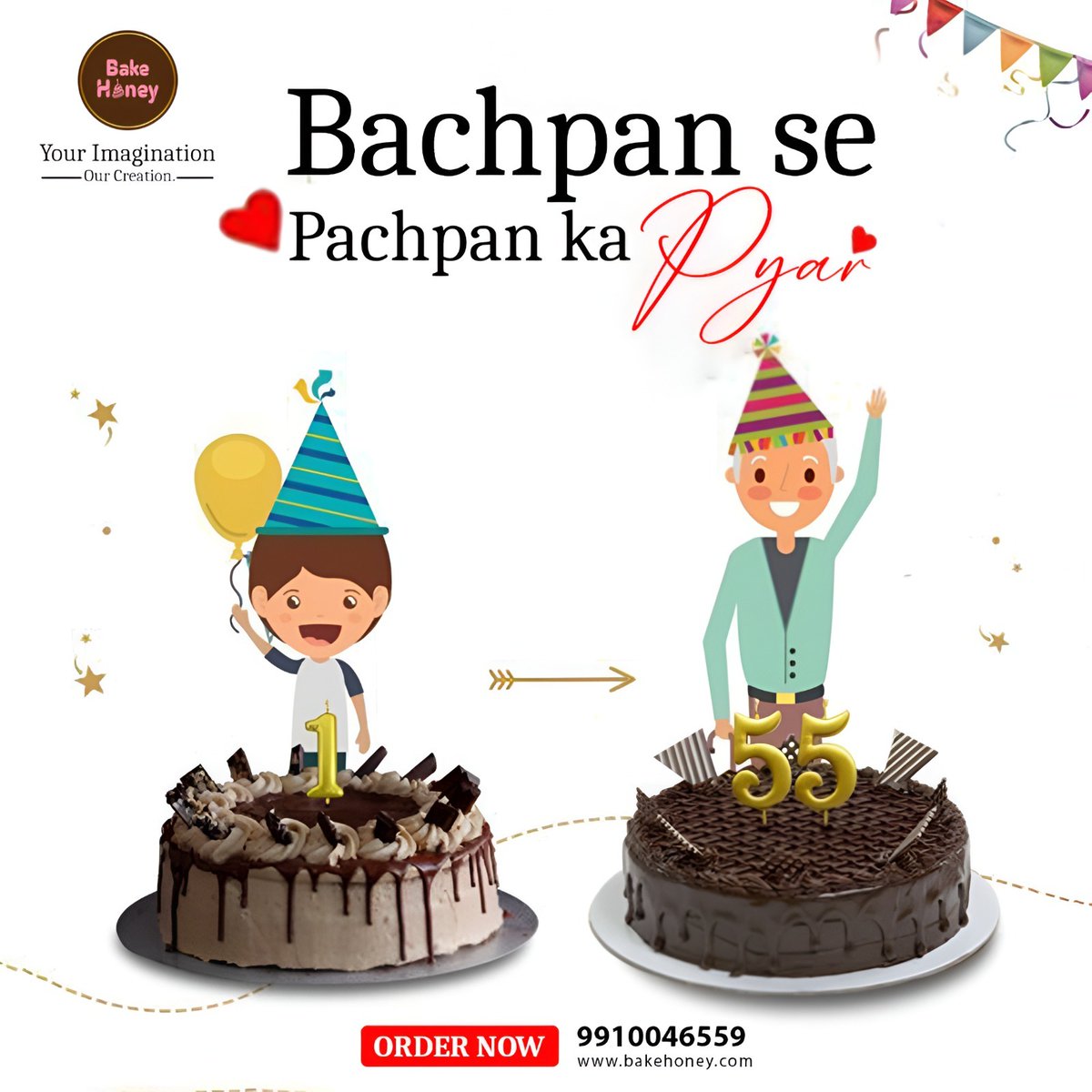 bake_honey's tweet photo. 🍰💖 Cakes are not just the cake, they are our emotions... Just like Bakehoney cakes are our forever love, no matter how old we are.  

To place your order
📱 Contact Us: +91 9910046559
💻Visit our website at: https://t.co/s1for8jEPU

#cake #delicious #agecake #bestonlineshop https://t.co/T7aRIe53Xk