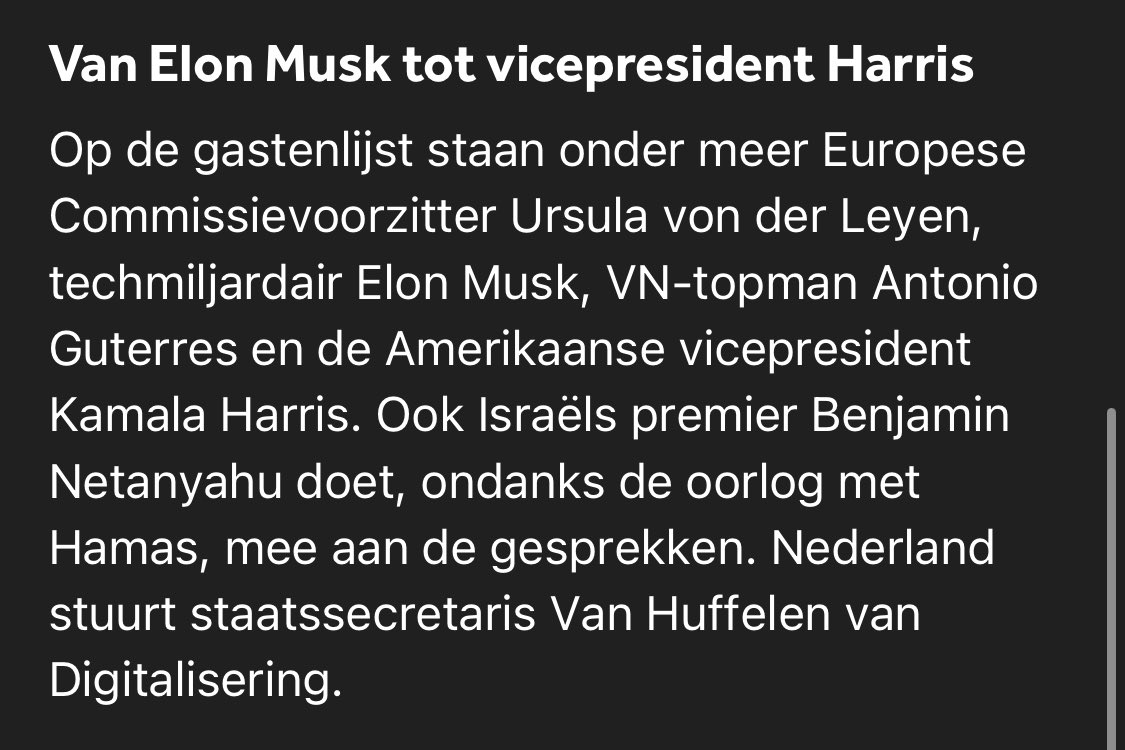 Het is dat een NL’se staatssecretaris zich in het buitenland Minister mag noemen, maar het sturen van slechts een stas naar de @AISafetySummit zegt veel over het (gebrek aan) politiek belang dat aan het onderwerp wordt gehecht: