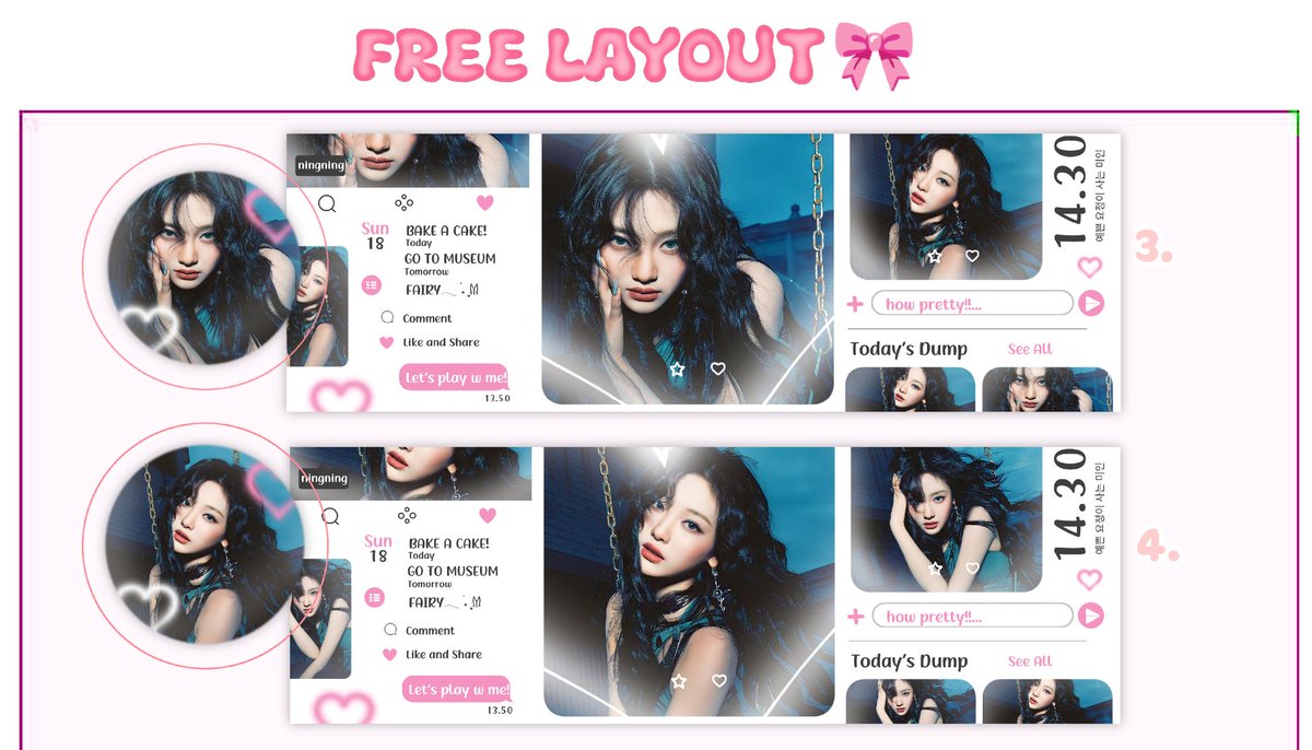 zoelvaww's tweet image. A retweet would be appreciated! 💗

˚୨୧⋆｡˚ ⋆ Hola sasa dtng membawa 7 free layout gg yg bisa ditake besok siang jam 14.00 karena sdh di borong sm akak anonim yg baik hati🥺💗 boleh DM aku nomor yg dimau blh pake cadangan ya. Jgn lupa say thanks you💗

Yuk ikutan 🫶🏻
#zonauang