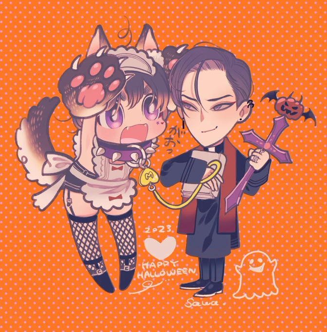遅刻ハロウィン #百と卍