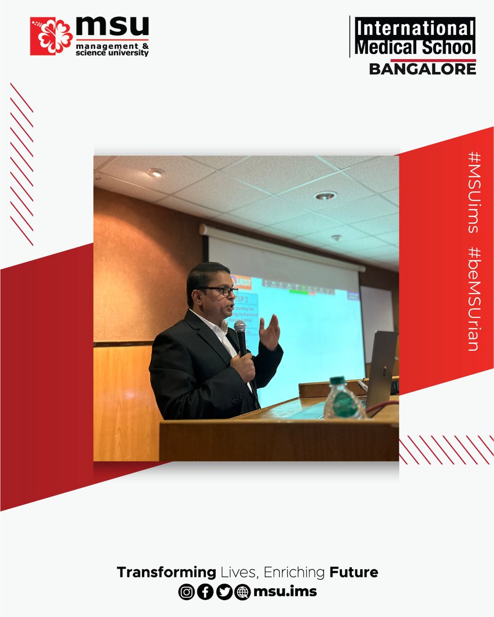 imsabangalore's tweet photo. Career Talk 🎤: Mastering USMLE - “Your Roadmap to Success”
             
A Enlighting session with Mr Abhishek Bavadhankar (Director of Medical Education Unit South East Asia Head), about step by step on how to prepare for USMLE exam for doctors to practice medicine in USA 🩺🇺🇸 https://t.co/XVTsw3q957