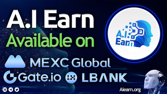 AI__Earn's tweet photo. A.I.Earn🤖💻

$AIE Is Now Available On:
@Gate_io @MEXC_Global &amp; @LBank_Exchange

Work Smarter, Earn Faster.
Welcome to the New World!

▪️ https://t.co/2Mj6pcjhaA 
▪️ https://t.co/1bGYvpC2Ok 

#AIEarn #p2e #NFTs #Crypto https://t.co/iudh1tWrrW