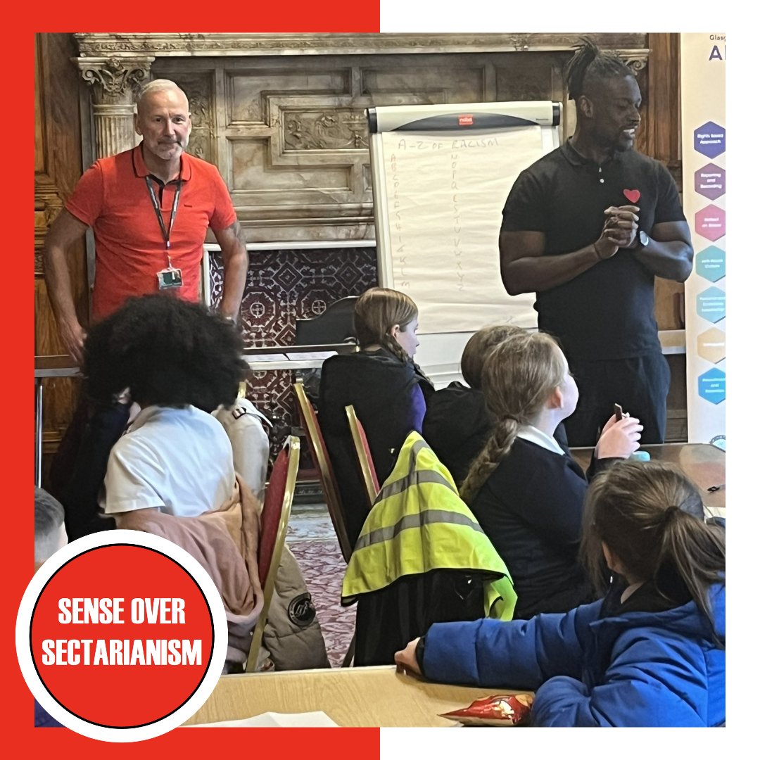 sos_glasgow's tweet photo. ANTI-RACISM WORKSHOP | This week we held anti-racism workshops at the Glasgow City Chambers where the young people discussed and presented an A-Z of racism 👏
#PARTIE23 https://t.co/zV2d5CZayh